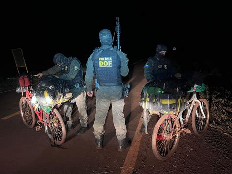 Homem que seguia maconha em bicicleta é preso pelo DOF na região de