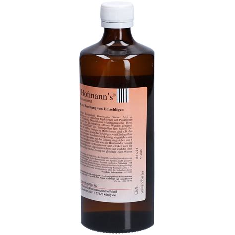 Isopropylalkohol 70 Hofmanns 500 Ml Shop Apotheke