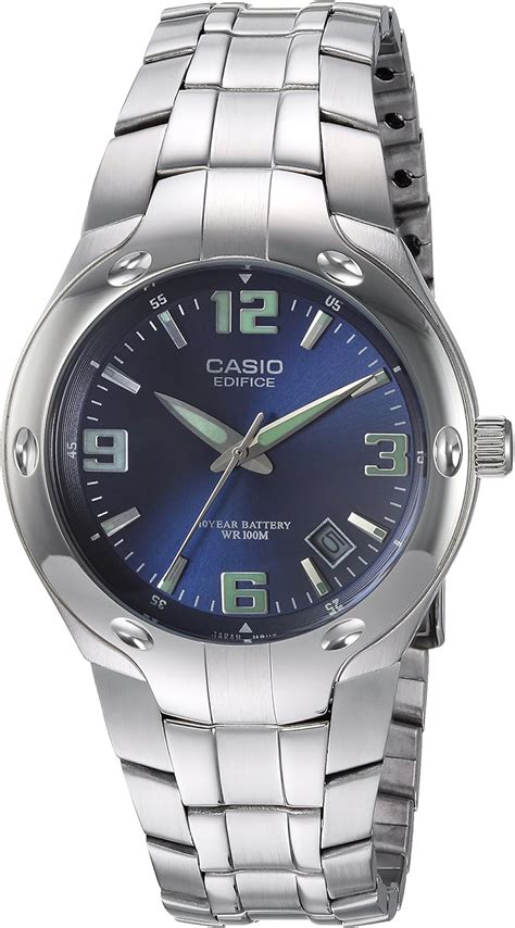 Casio Relógio EF106D 2AV Casio 100M Water Res Prata Movimento de