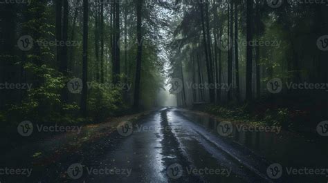 Dark Forest Road Stock Photos, Images and Backgrounds for Free Download