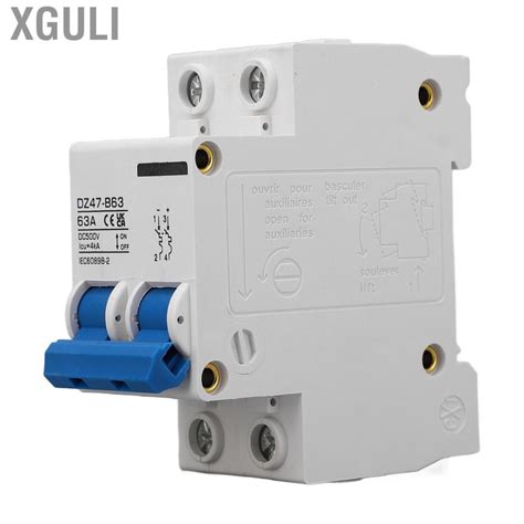 Xguli Home MCB 4000A Breaking 2P Circuit Breaker Rail Mount Quick