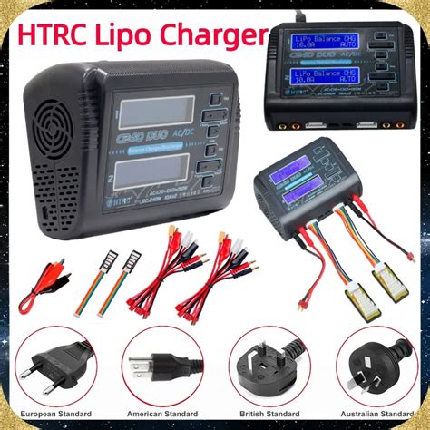 HTRC C240 DUO Lipo Balance Charger Dual Channel AC 150W DC 240W 10A RC