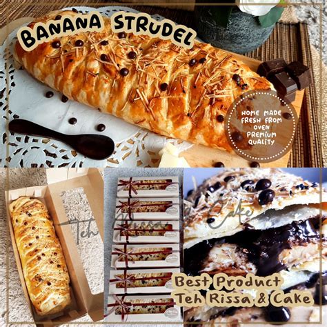 Jual Strudel Banana Strudel Pisang Coklat Keju Chocochips Bolen