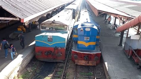 Sri Lanka Railway M10 914 Attached Siyane Kumari Train Colombo Fort