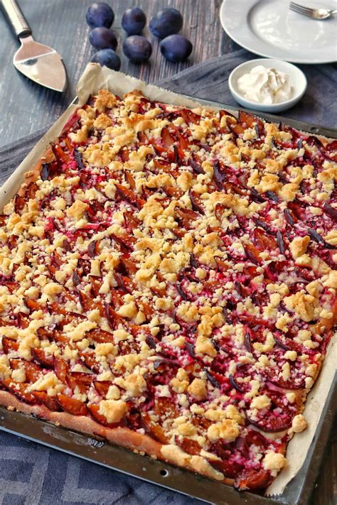 Zwetschgenkuchen Mit Streusel Vom Blech Einfach Stressfrei Und Lecker