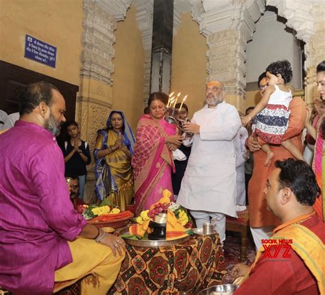 Gir Somnath Amit Shah Offers Prayers At Somnath Temple In Gujarat