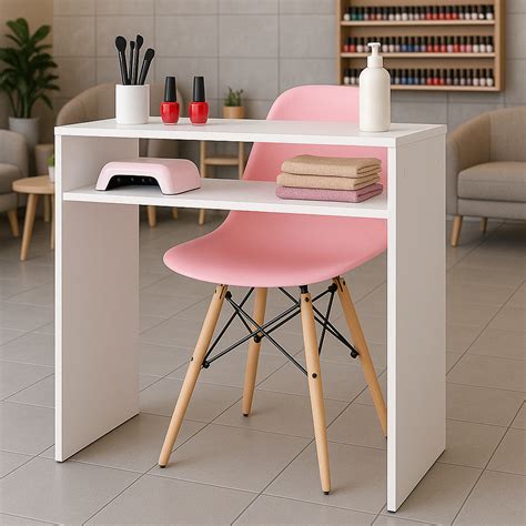 Mesa Para Unha De Gel - Mesa manicure profissional grande porta esmaltes unha gel mesinha de ...