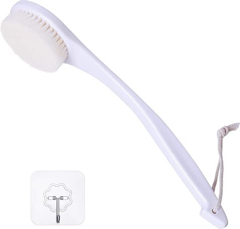 ROLIZOE Brosse à dos à long manche pour la douche brosse exfoliante