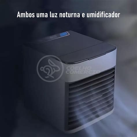 Mini Ar Condicionado Port Til Arctic Air Cooler Umidificador