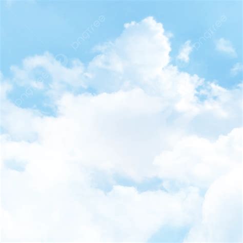 青い空に白い雲イラスト 白い雲 青空 空の背景背景壁紙画像素材無料ダウンロード Pngtree