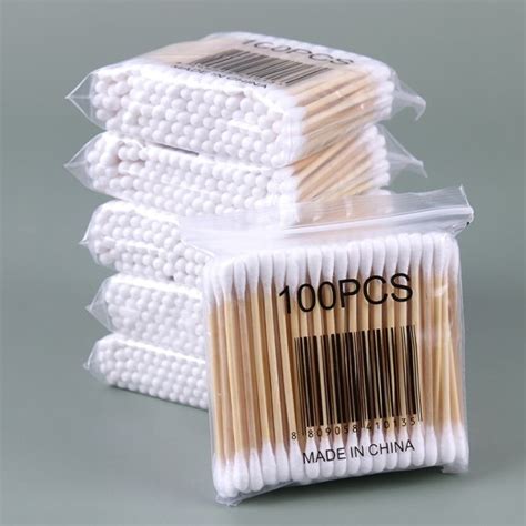 Wood Cotton Buds Swab Stick At 100pcs Lazada PH