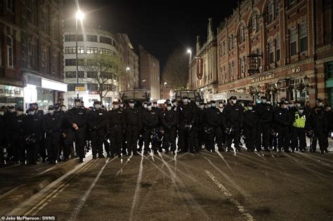 Protesters Clash With Riot Police And Block M32 At Kill The Bill March