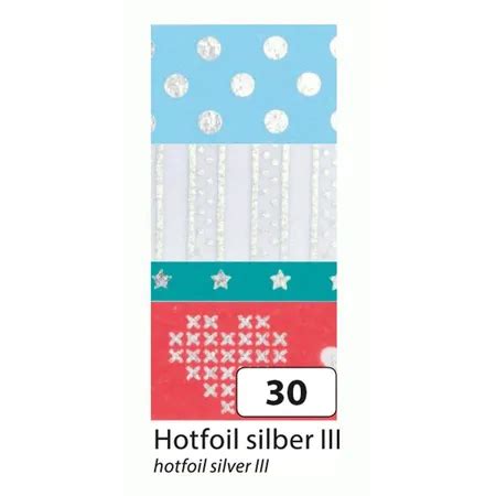 Folia Washi Tape Hotfoil Silber III 4er Set Duo Shop De