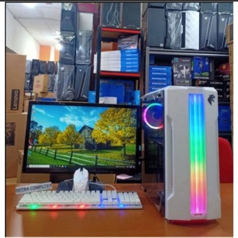 Jual Pc Gaming Editing Core I5 Ram 8gb Vga 2gb Hdd 500gb Monitor 19in