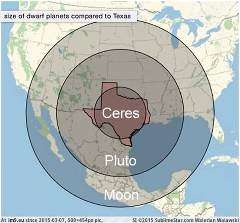 Pic Space Moon Compared Pluto Texas Repost B My R Maps Favs