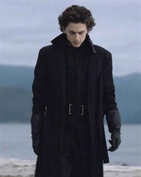 Dune Timothée Chalamet Black Paul Atreides Coat