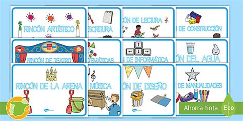 P Steres Carteles Y Rincones De La Clase De Infantil