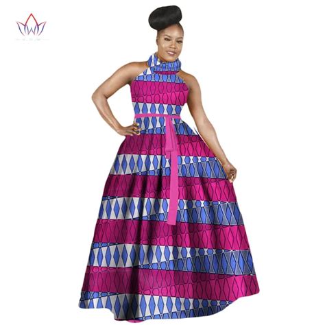 Women Dress Casual Free Shipping African Print Dresses Big Size M 6xl