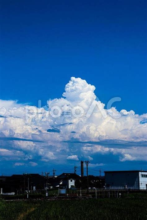 積乱雲 入道雲 夏空 No 23008039｜写真素材なら「写真ac」無料（フリー）ダウンロードok