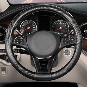 SEG Direct Car Steering Wheel Cover Universal Standard Size 37 39cm