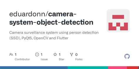 GitHub Eduardonn Camera System Object Detection Camera Surveillance