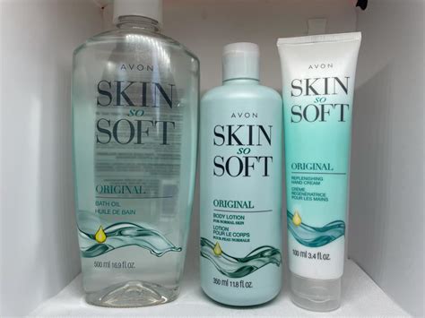 Avon Skin So Soft Original Natural Scent Body Moisturizing Trio