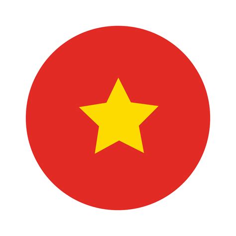 Vietnam, asia, circle, country, flag, nation, national icon - Free download