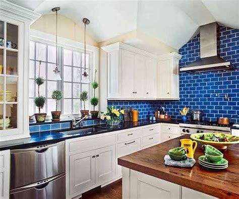 Blue And White Kitchen Tiles Ideas - Kitchen Ideas