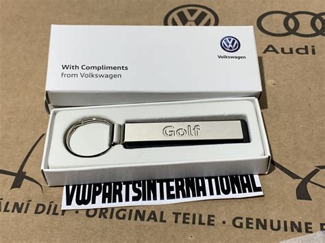 Volkswagen Genuine Oem Chrome Golf Keyring Mk Mk Mk Mk Mk Mk Mk