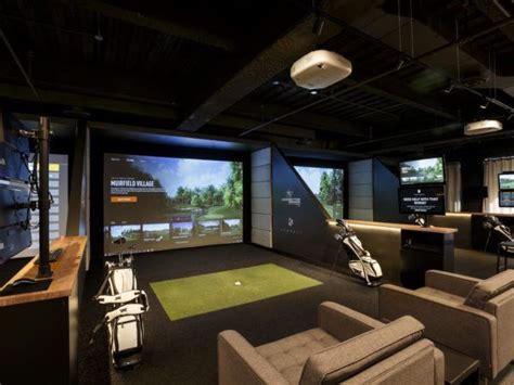 Pin On Golf Simulator Room Indoor Golf Simulator Golf Room