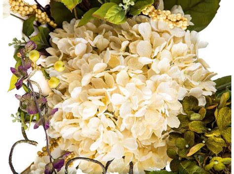 Cream Purple Jumbo Hydrangea Berry Wreath Shop Hobby Lobby