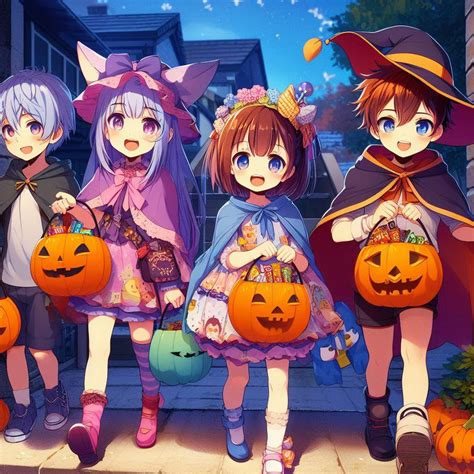 Young Trick or Treaters in Halloween costumes by Jesse220 on DeviantArt