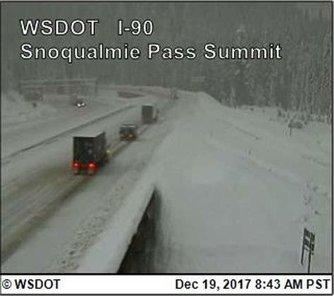 Update I 90 Eastbound Reopened Over Snoqualmie Pass