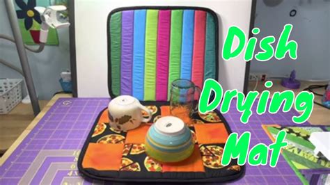 How To Sew A Dish Drying Mat Youtube