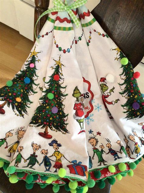 Grinch Christmas Tree Skirt 31 to 35 Dr.seuss Christmas Grinch Decor ...