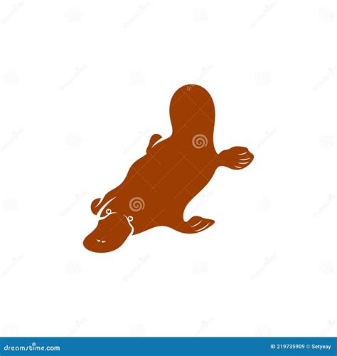 Platypus Design Vector Illustration Creative Platypus Logo Design