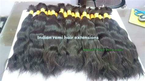 IRHE Raw Wavy Human Hair Deep Wave For Personal Pack Size Available