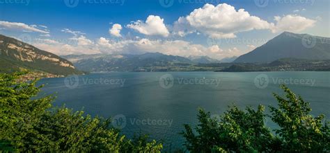 Lake Thun Interlaken Panorama 24637404 Stock Photo at Vecteezy