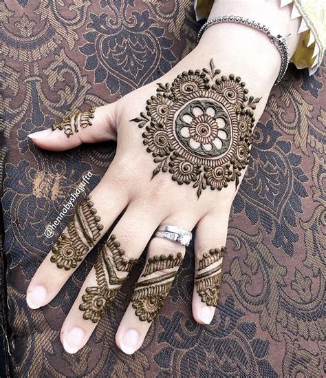 Mandala Mehndi Design Henna By Shagufta