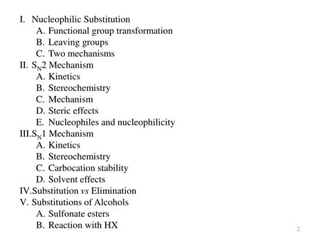 Ppt Chapter 8 Nucleophilic Substitution Powerpoint Presentation Free Download Id 9252391