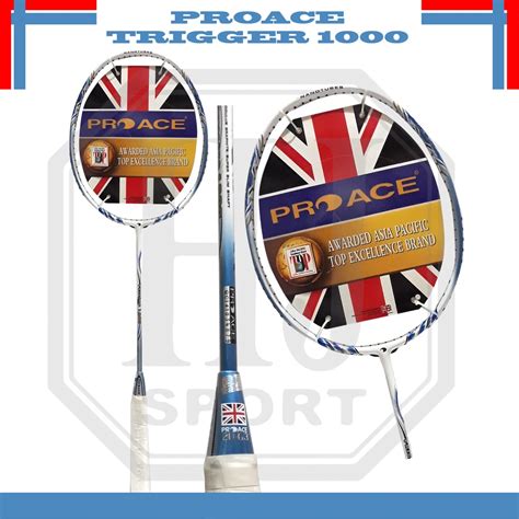 Jual Raket Badminton Original Pro Ace Trigger Bonus Komplit