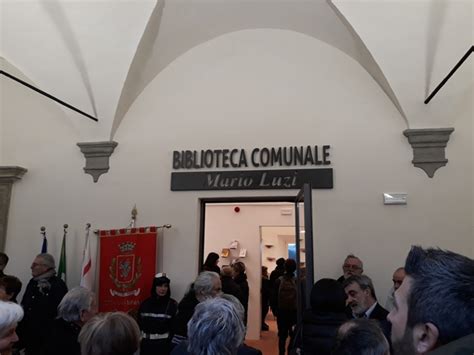 Biblioteca Mario Luzi San Miniato Inaugura La Nuova Sede Luogo Di