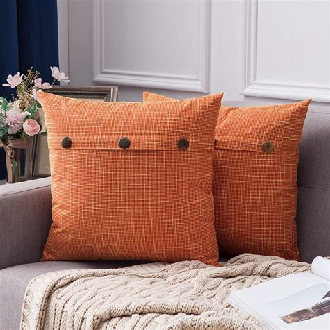 Amazon MIULEE Set Of 2 Decorative Linen Throw Pillow Covers