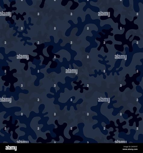 Seamless Camouflage Pattern Vector Illustration Stock Vector Image