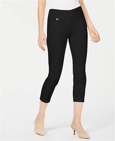 Alfani Tummy Control Cropped Skinny Pants Created For Macys Macys