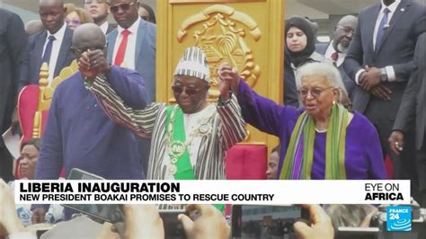 Joseph Boakai sworn in as Liberia's new president - Eye on Africa