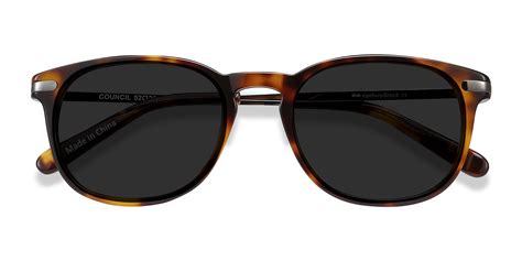 Council Oval Tortoise Frame Sunglasses For Men Eyebuydirect Canada