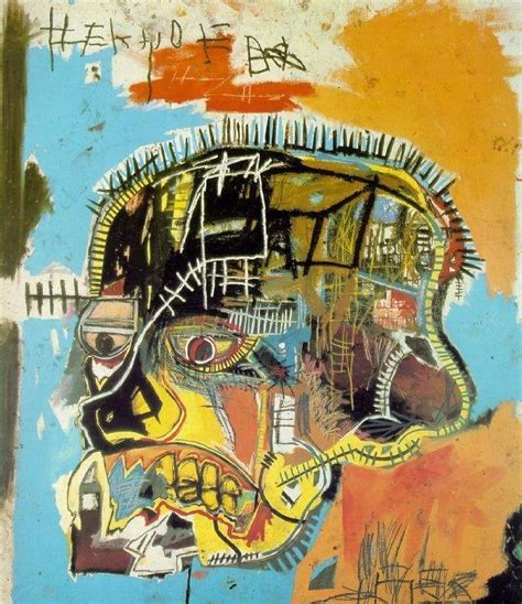 Jean Michel Basquiat - Skull, 1981, 207 X 175.9 Cm, Broad Collection [671x777] : ArtPorn