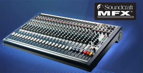 Newest Soundcraft Mixing Consoles Sport Lexicon Processors