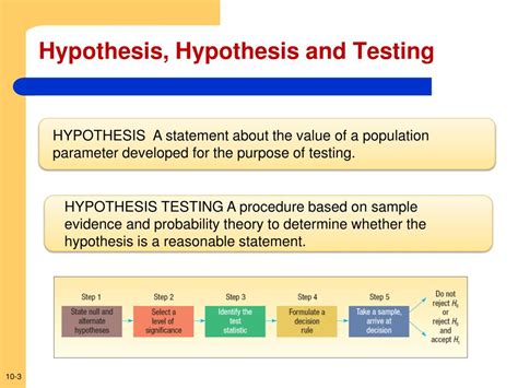 Ppt One Sample Tests Of Hypothesis Powerpoint Presentation Free